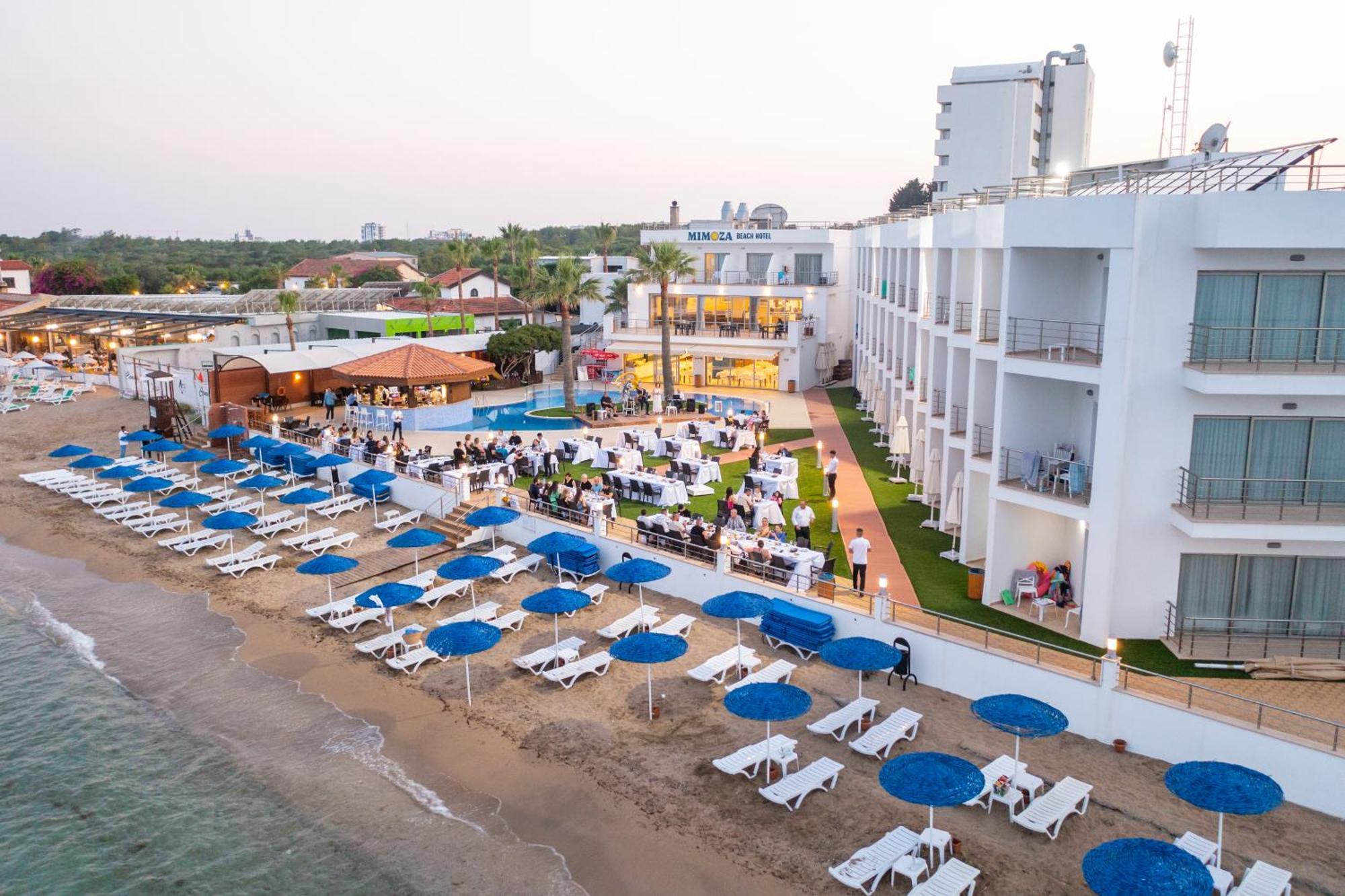 Mimoza Beach Hotel Agios Sergios Exterior foto