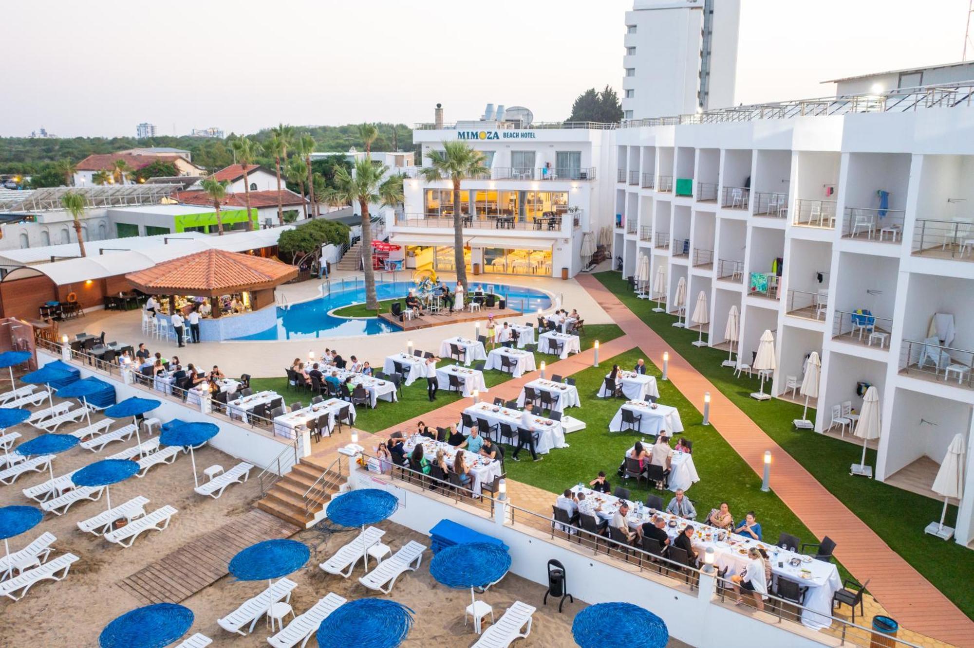 Mimoza Beach Hotel Agios Sergios Exterior foto